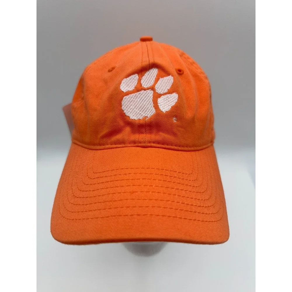 Dog Daze Embroidered Clemson Tigers Orange Adjustable Hat‎ One Size Fits All